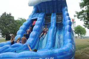 water slide