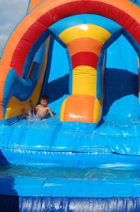 water slide